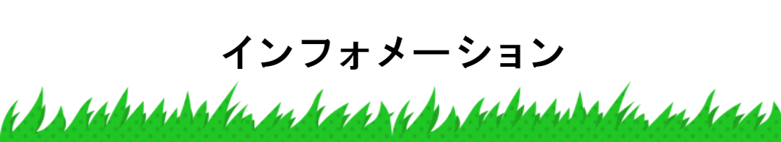 インフォメーション